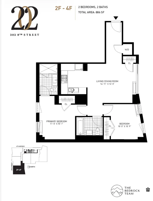 $5,625 | 202 8th Street, Unit 2F | Gowanus