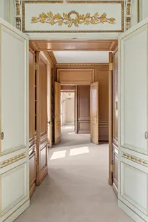 front view of a house with a hallway