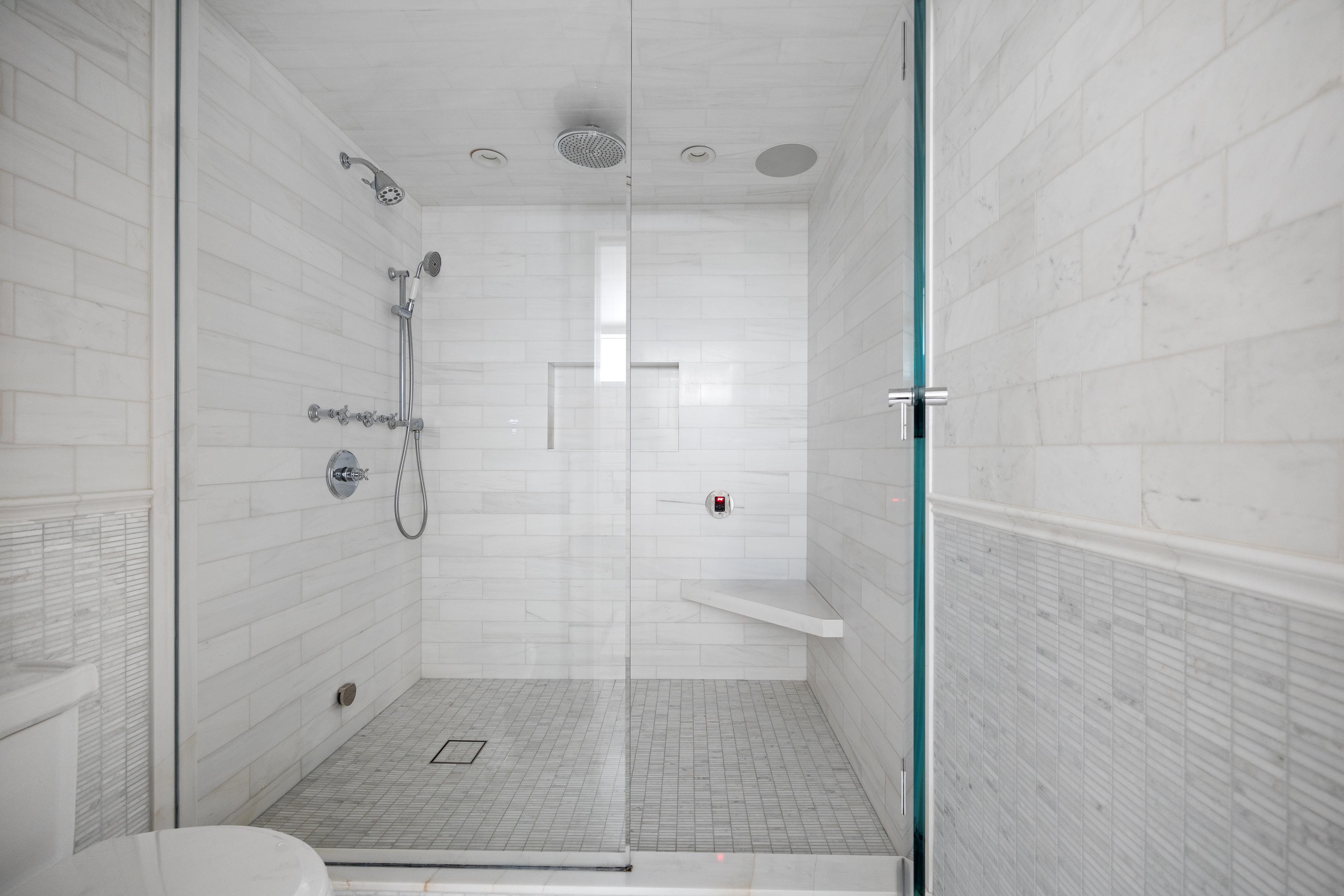 14 West 11th Street, Unit GARDEN Manhattan, NY 10011 - Photo 11 of 18 a bathroom with a shower