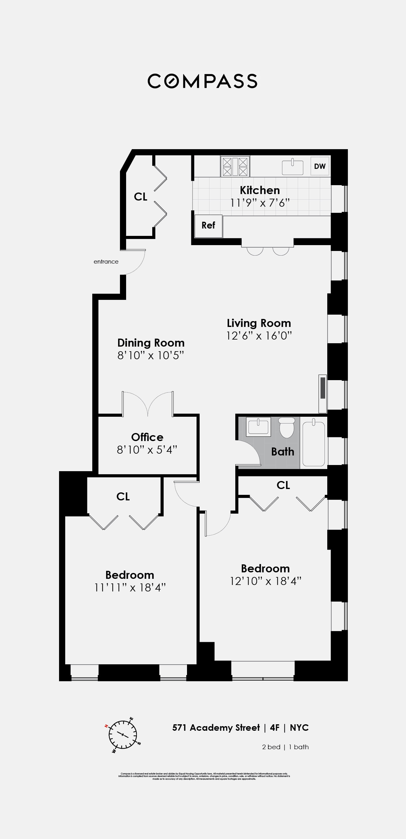 571-579 Academy Street, Unit 4F Manhattan, NY 10034 - Photo 9 of 9