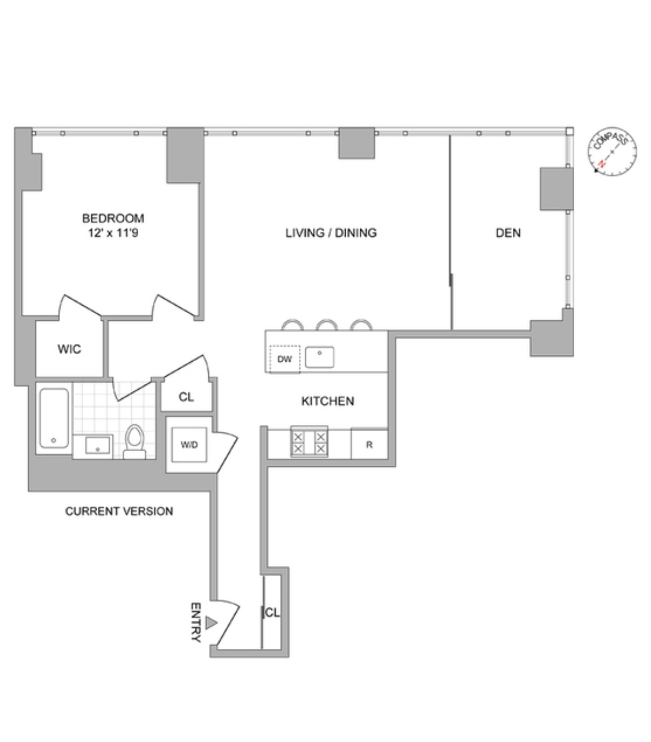 110 3rd Avenue, Unit 9B Manhattan, NY 10003 - Photo 13 of 14 a picture of a wall with a white wall and a picture