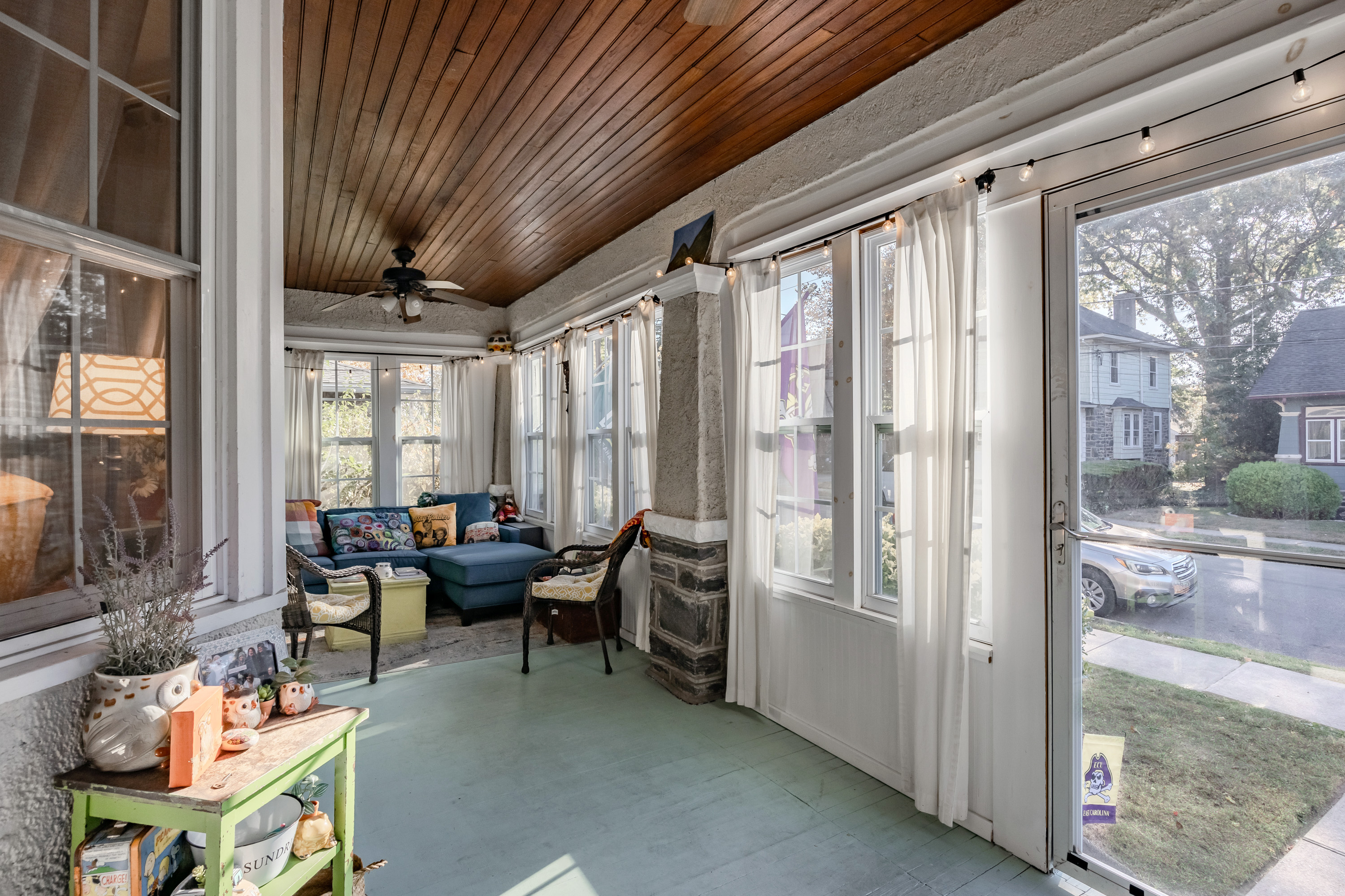 134 Strathmore Road Havertown, PA 19083 - Photo 5 of 64 a living room with furniture and a floor to ceiling window