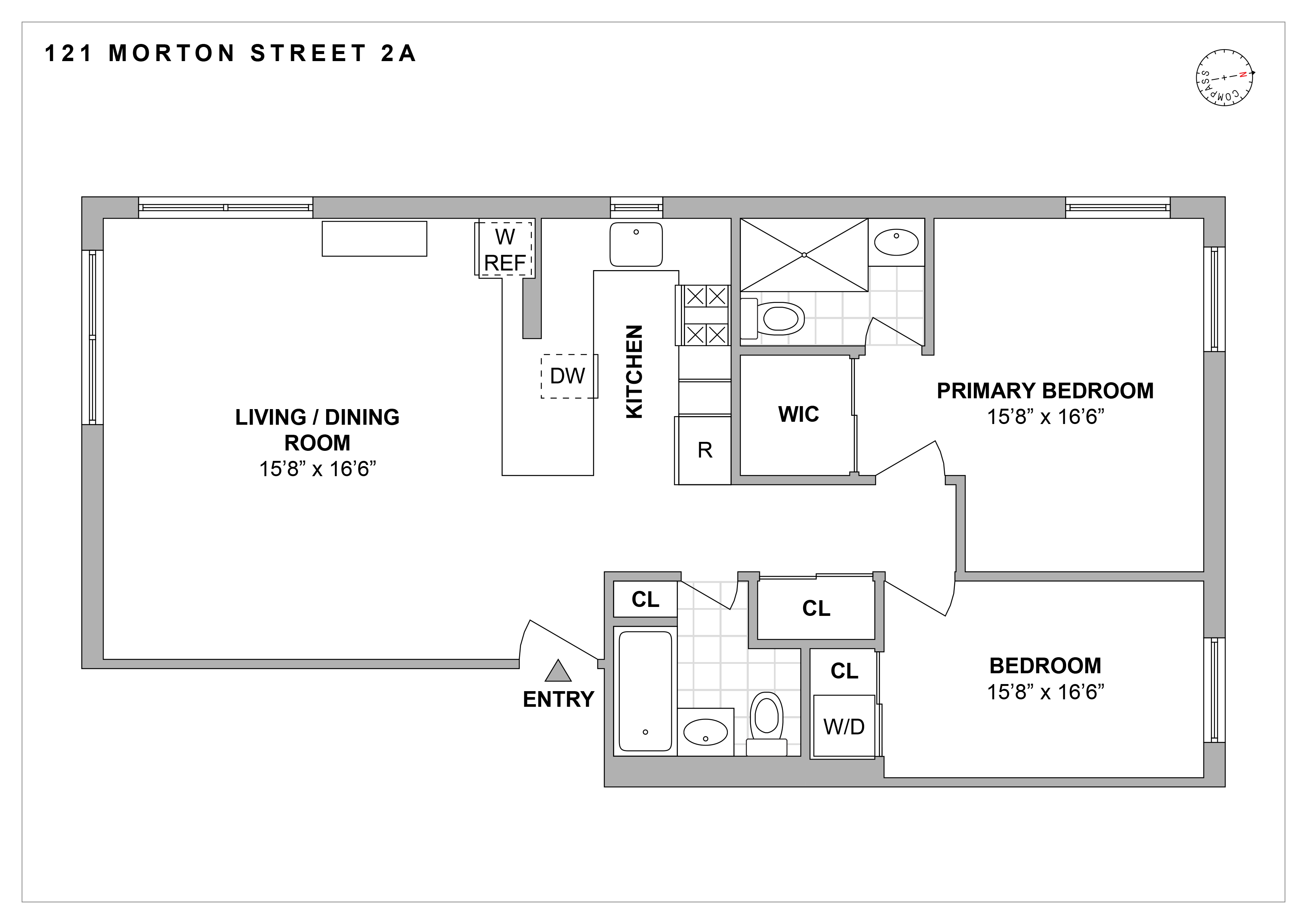 121 Morton Street, Unit 2A Manhattan, NY 10014 - Photo 9 of 9 a picture of a park