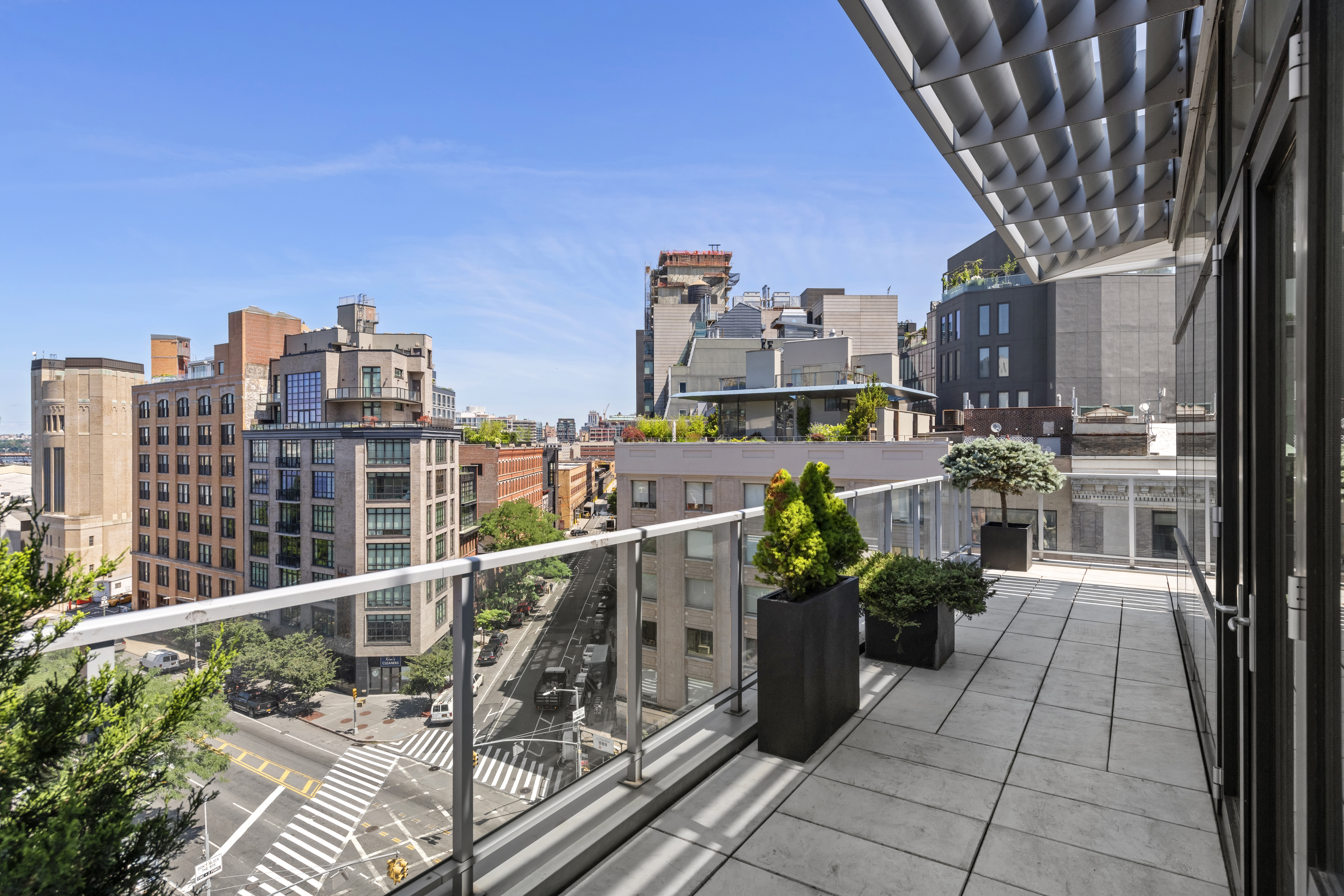 475 Greenwich Street, Unit PHN Manhattan, NY 10013 - Photo 9 of 28 a view of city from balcony