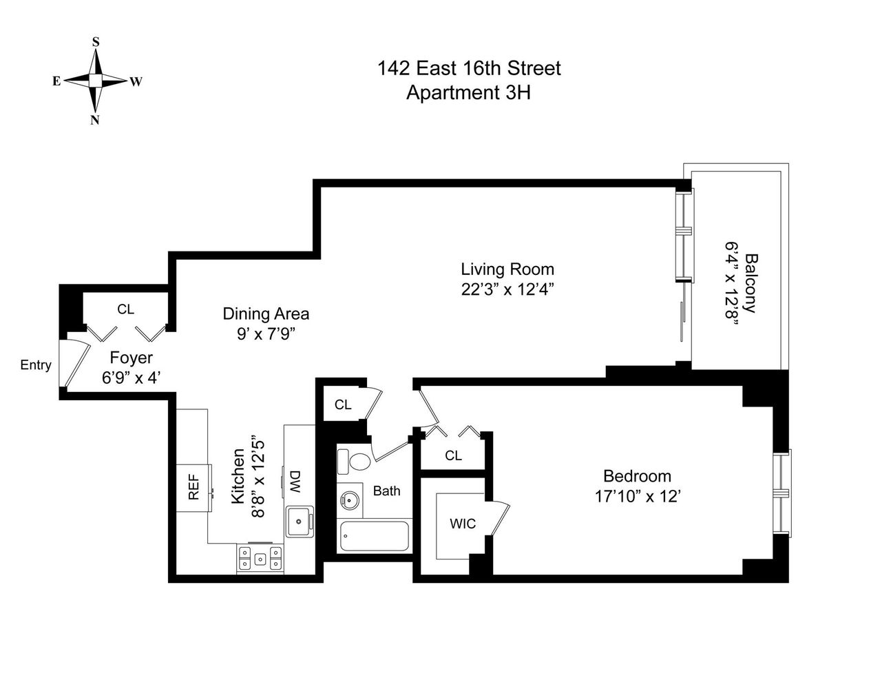 142 East 16th Street, Unit 3H Manhattan, NY 10003 - Photo 7 of 7