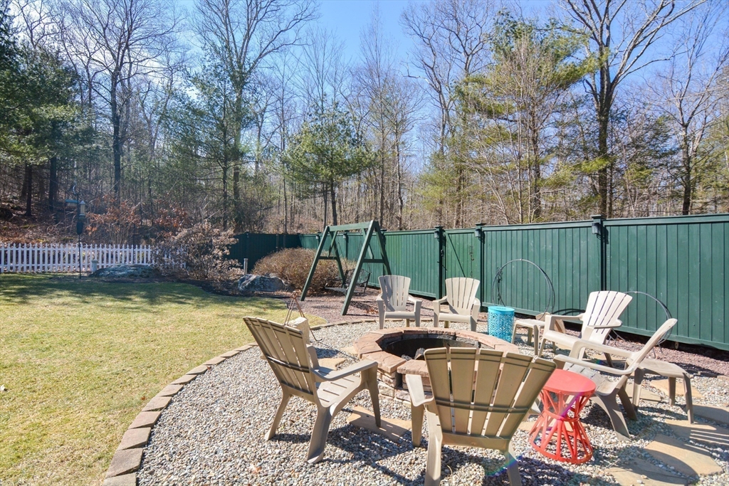 187 Blackstone Street Mendon, MA 01756 - Photo 41 of 42 a view of backyard with seating area and green space