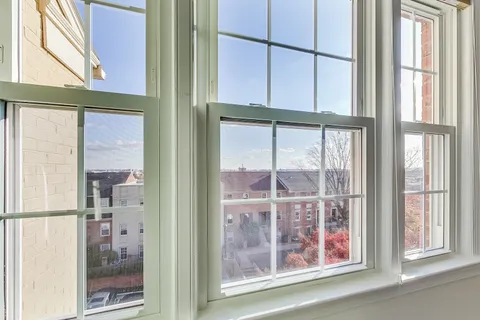 a view of a window of a house