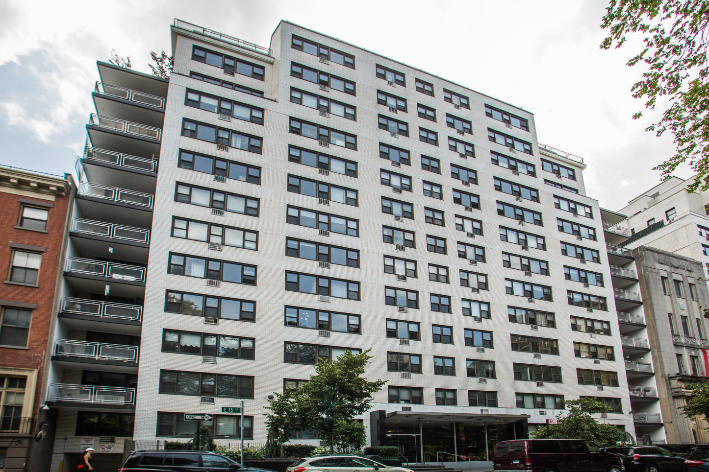 230 East 15th Street, Unit 7P Manhattan, NY 10003 - Photo 7 of 8 a view of a building with a street