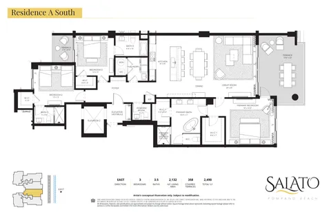 $2,950,000 | 305 Briny Avenue, Unit 403, Pompano Beach, FL 33062