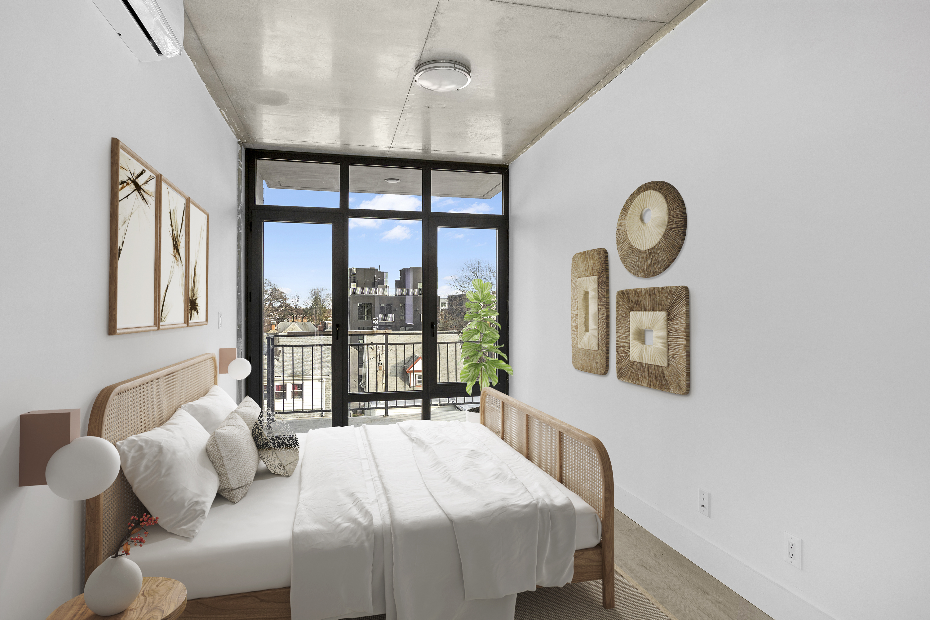 1463 New York Avenue, Unit 5B Brooklyn, NY 11210 - Photo 4 of 8 a bedroom with a bed and a window