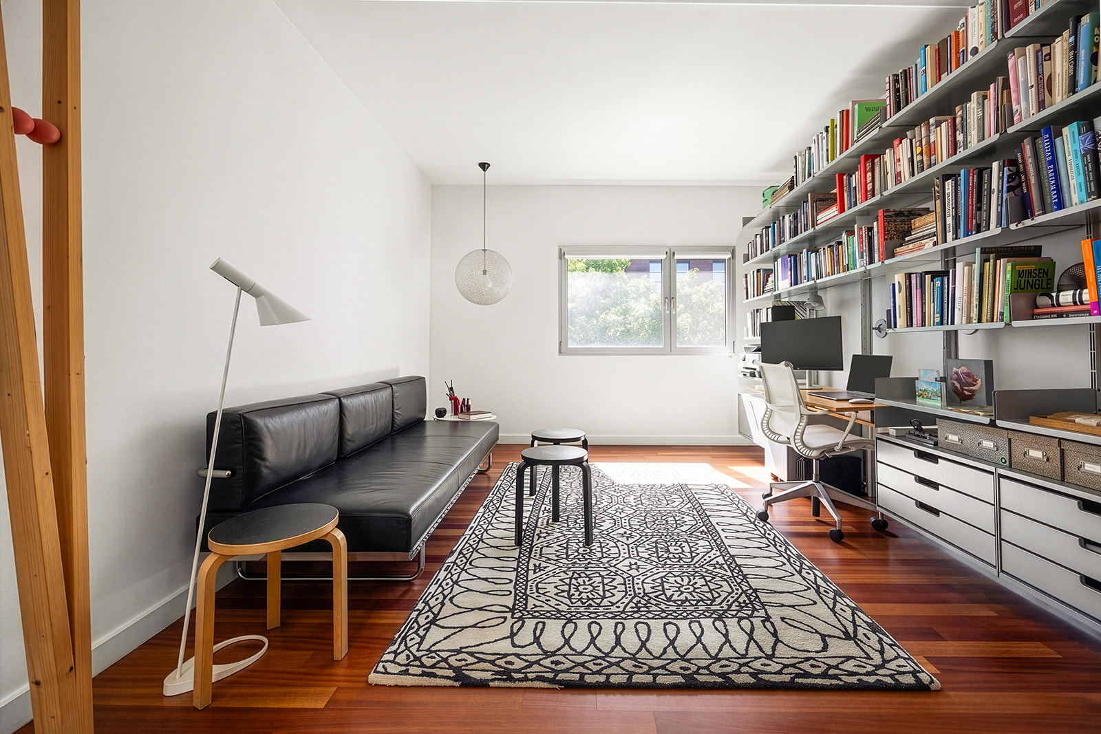 113 2nd Street, Unit 2 Brooklyn, NY 11231 - Photo 11 of 19 a living room with furniture and a book shelf