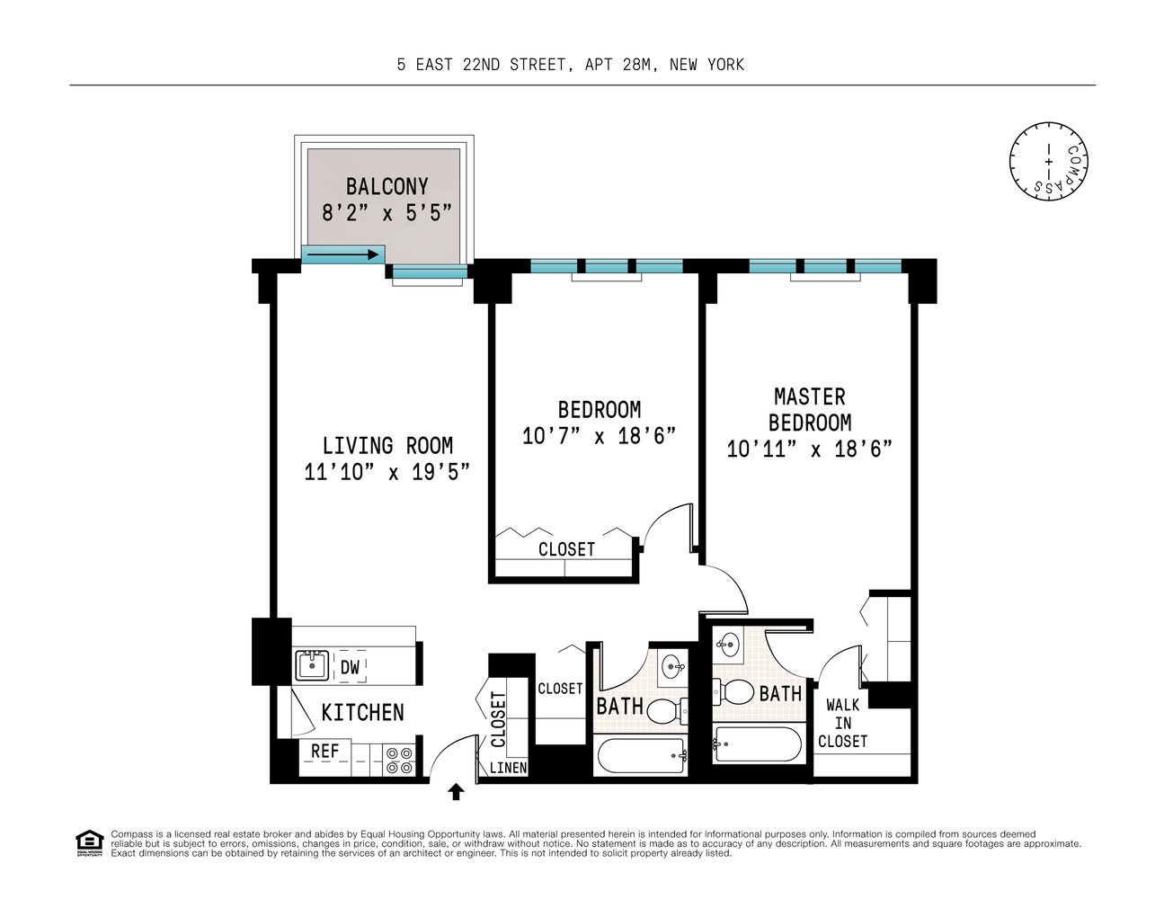 5 East 22nd Street, Unit 28M Manhattan, NY 10010 - Photo 11 of 11 a picture of a book and a bed