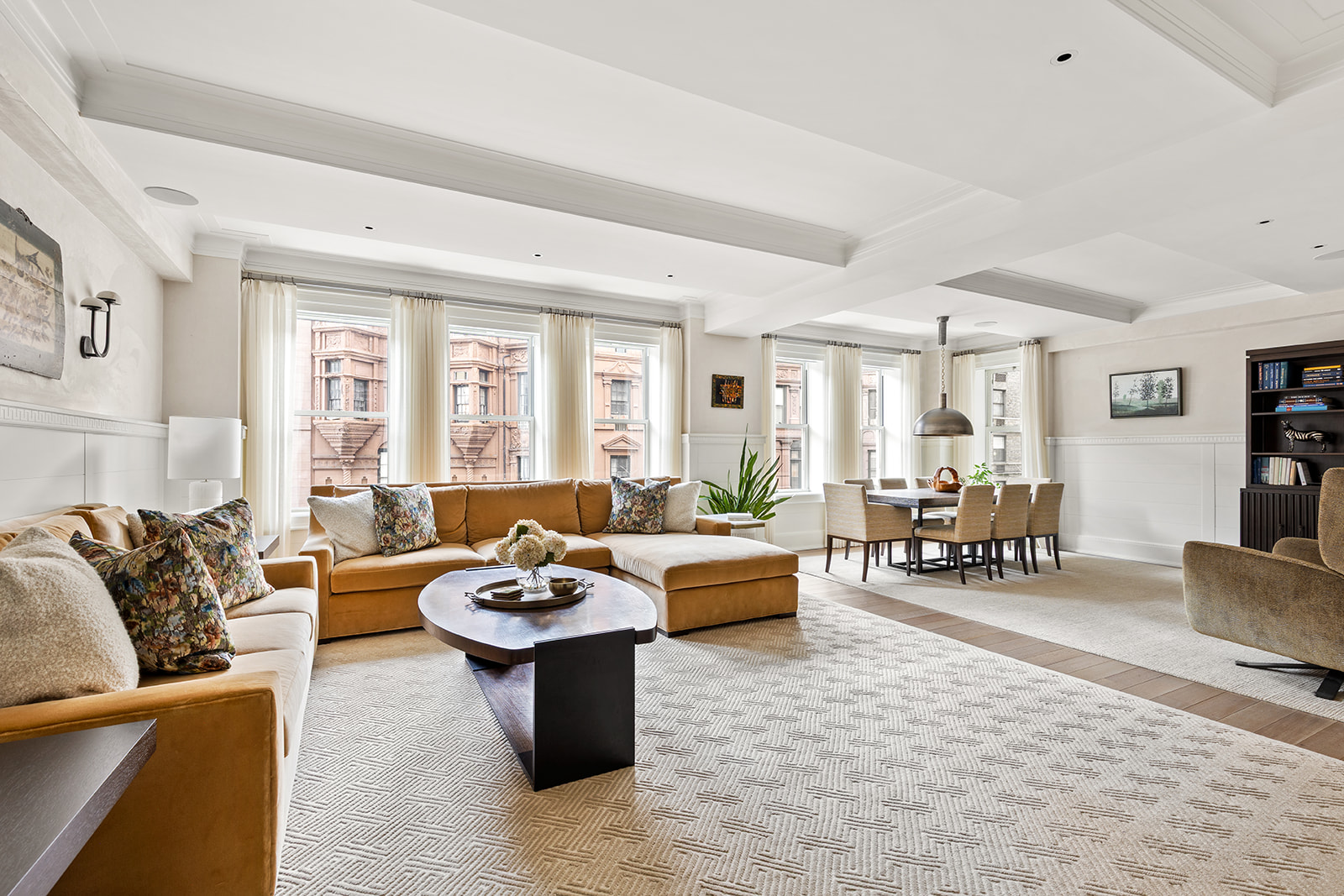 15 West 81st Street, Unit 4E Manhattan, NY 10024 - Photo 1 of 18 a living room with furniture and large windows