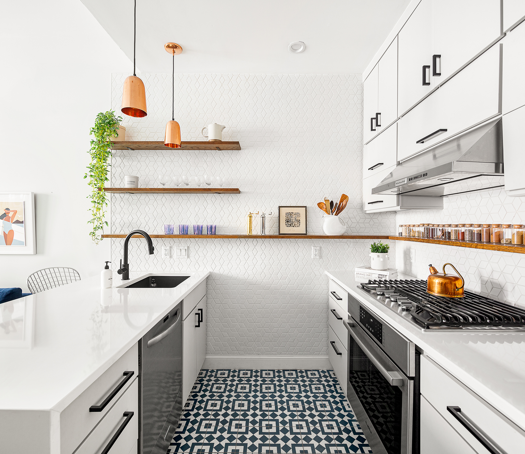 176 Lefferts Place, Unit 2 Brooklyn, NY 11238 - Photo 3 of 9 a kitchen with a sink and stove
