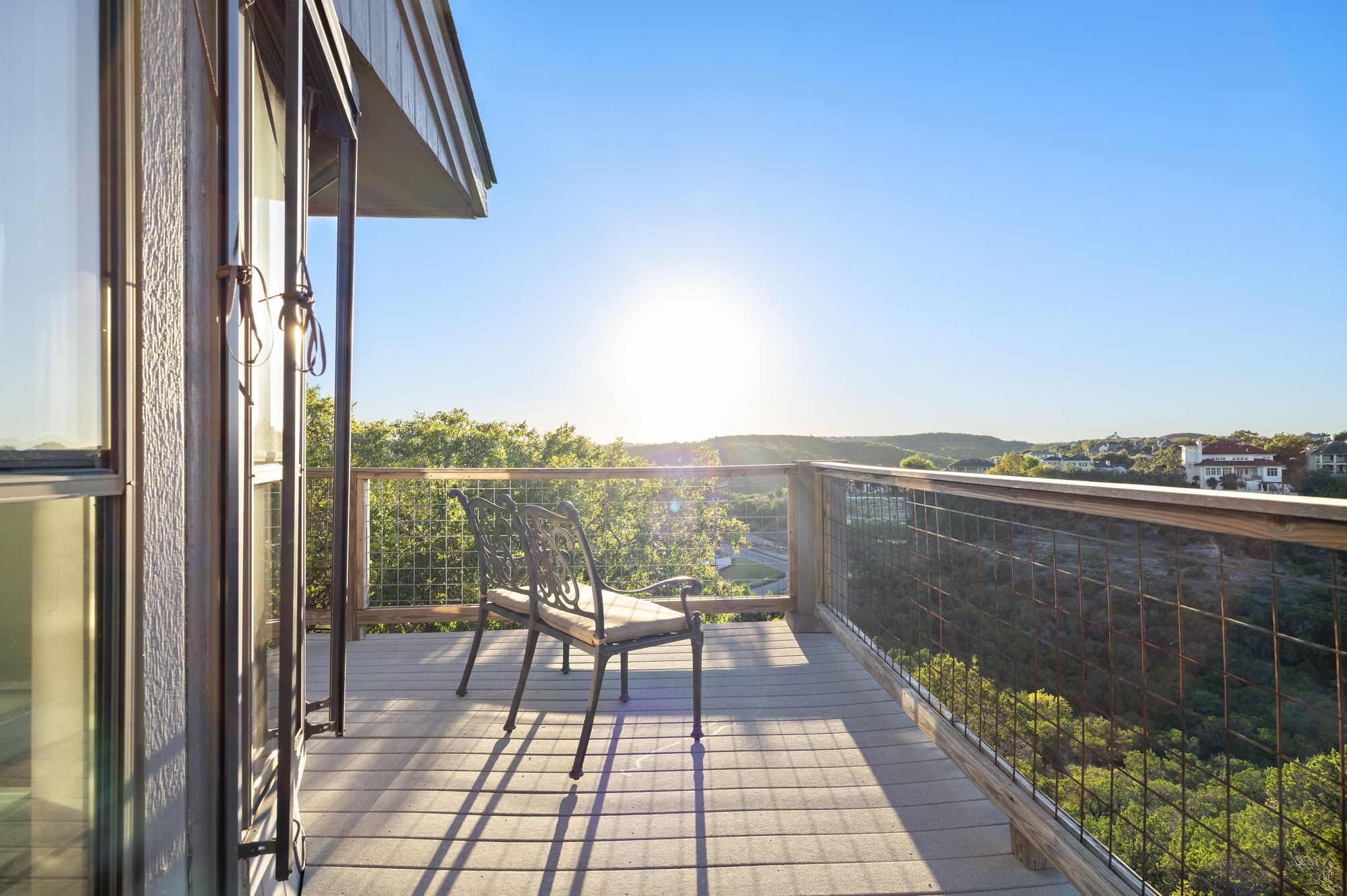 1605 The High Road Austin, TX 78746 - Photo 29 of 45 a view of balcony with furniture