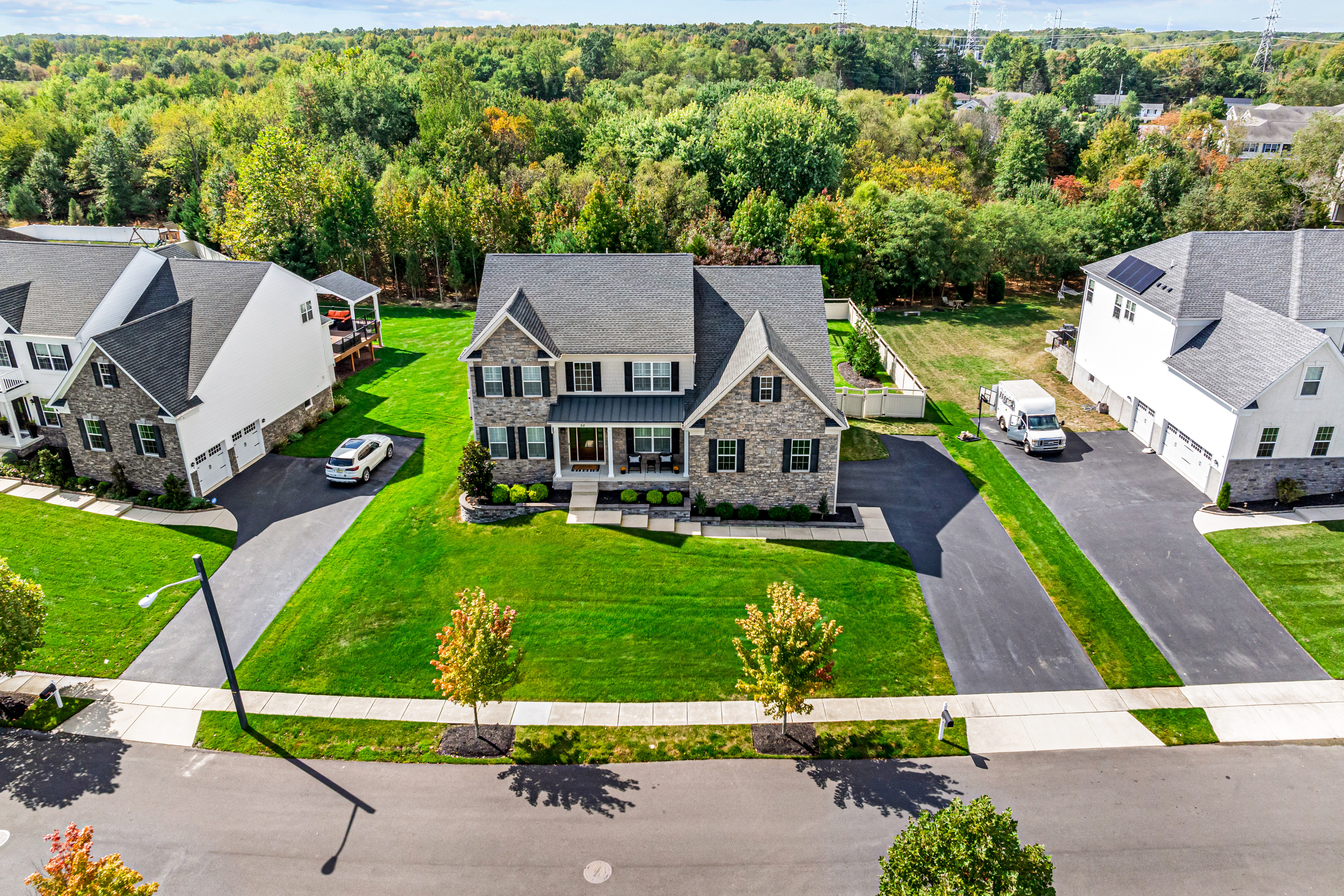 52 Wellesley Way Marlton, NJ 08053 - Photo 3 of 98 an aerial view of a house with a garden and trees