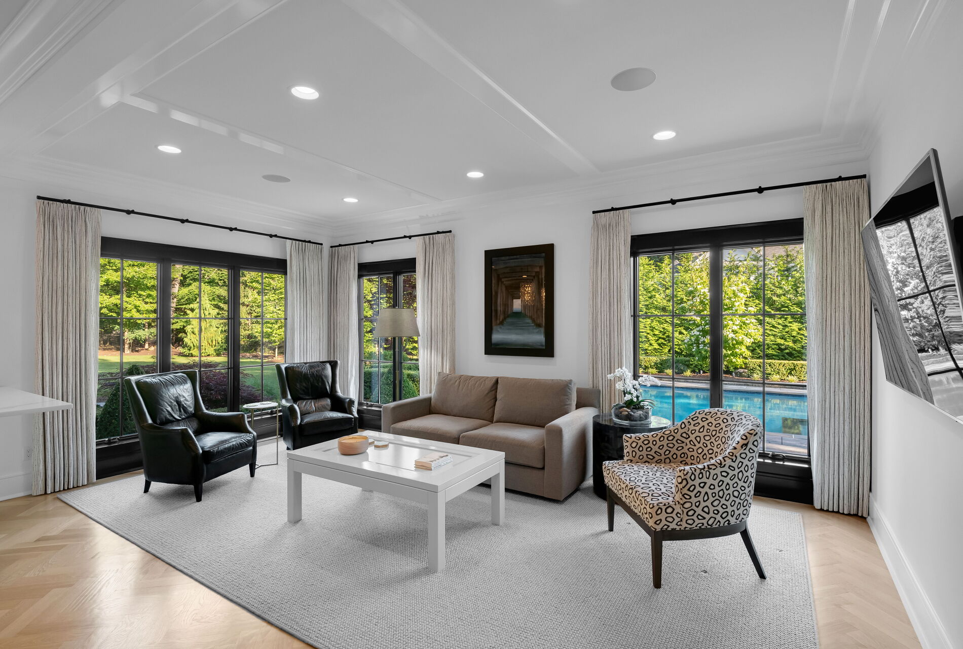 838 Seneca Road Franklin Lakes, NJ 07417 - Photo 19 of 92 a living room with furniture and a large window