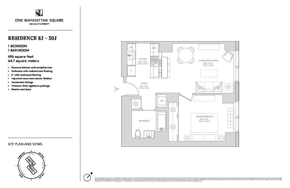 252 South Street, Unit 9J Manhattan, NY 10002 - Photo 19 of 19 a picture of a bench in a white cabinet