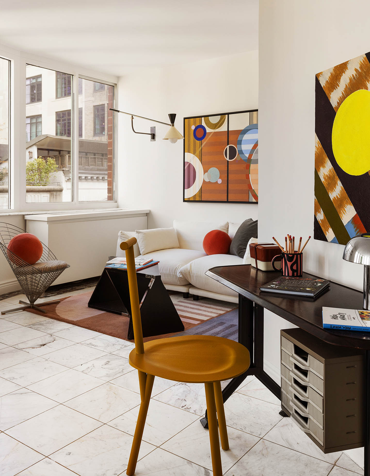 295 Greenwich Street, Unit 8/9H Manhattan, NY 10007 - Photo 15 of 22 a view of a workspace with furniture