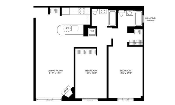 $9,850 | 95 Worth Street, Unit 1502 | TriBeCa