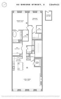 $7,150,000 | 53 Greene Street, Unit 3 | SoHo