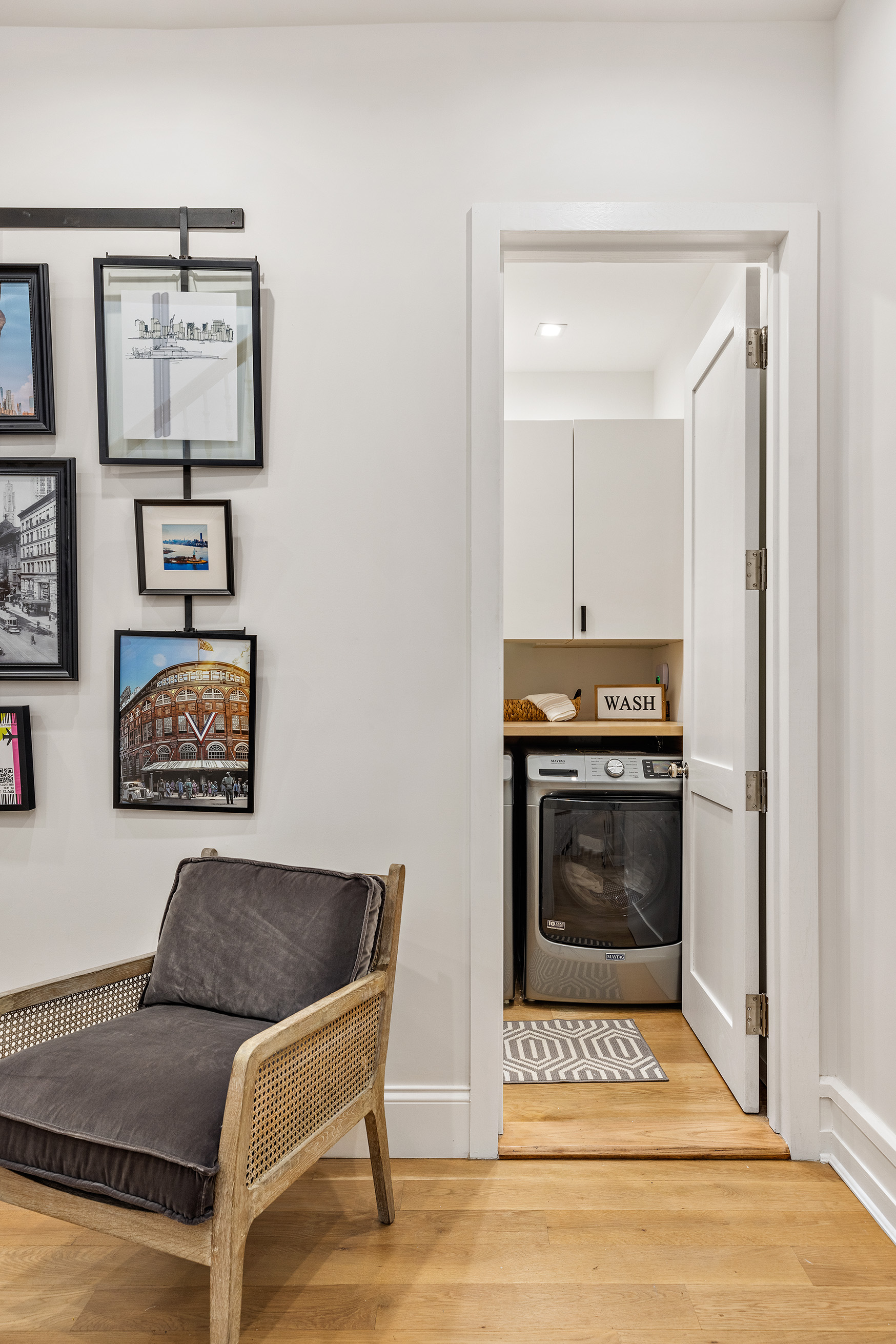 25 East 94th Street Manhattan, NY 10128 - Photo 22 of 33 a living room with furniture and a fireplace