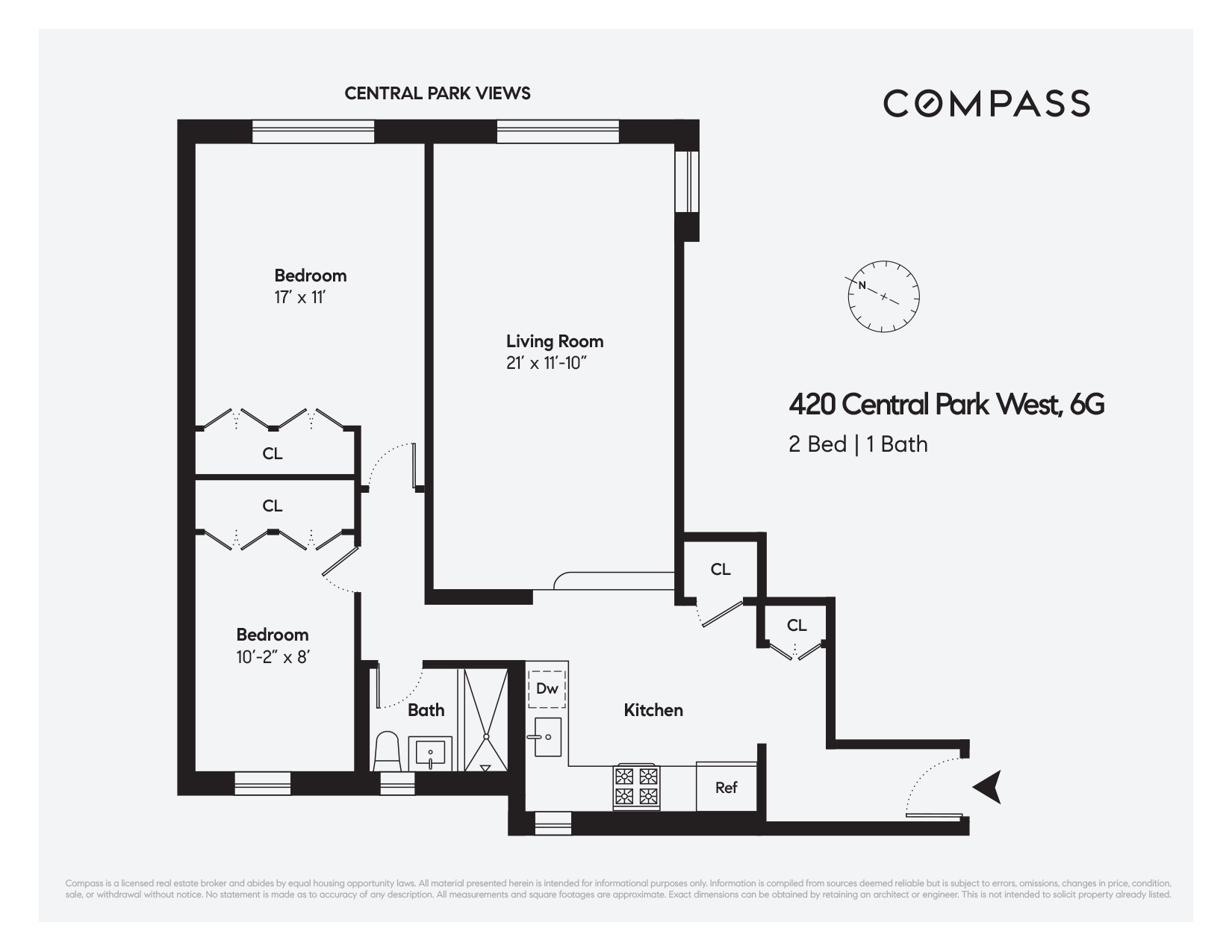 420 Central Park West, Unit 6G Manhattan, NY 10025 - Photo 11 of 11