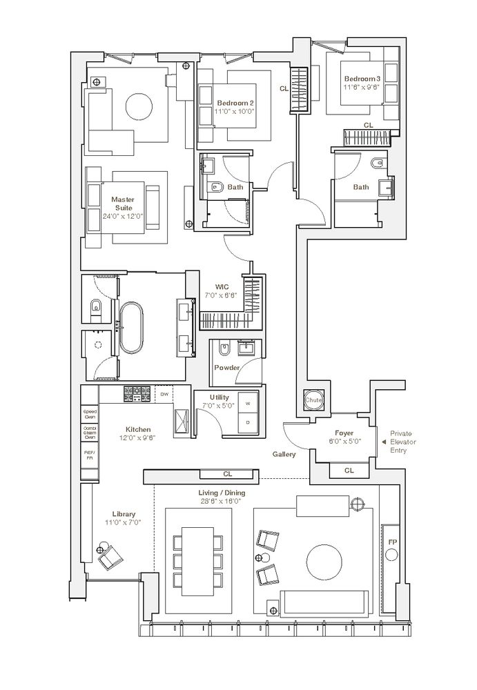 522 West 29th Street, Unit 2A Manhattan, NY 10001 - Photo 11 of 11 a picture of a bench in front of a building
