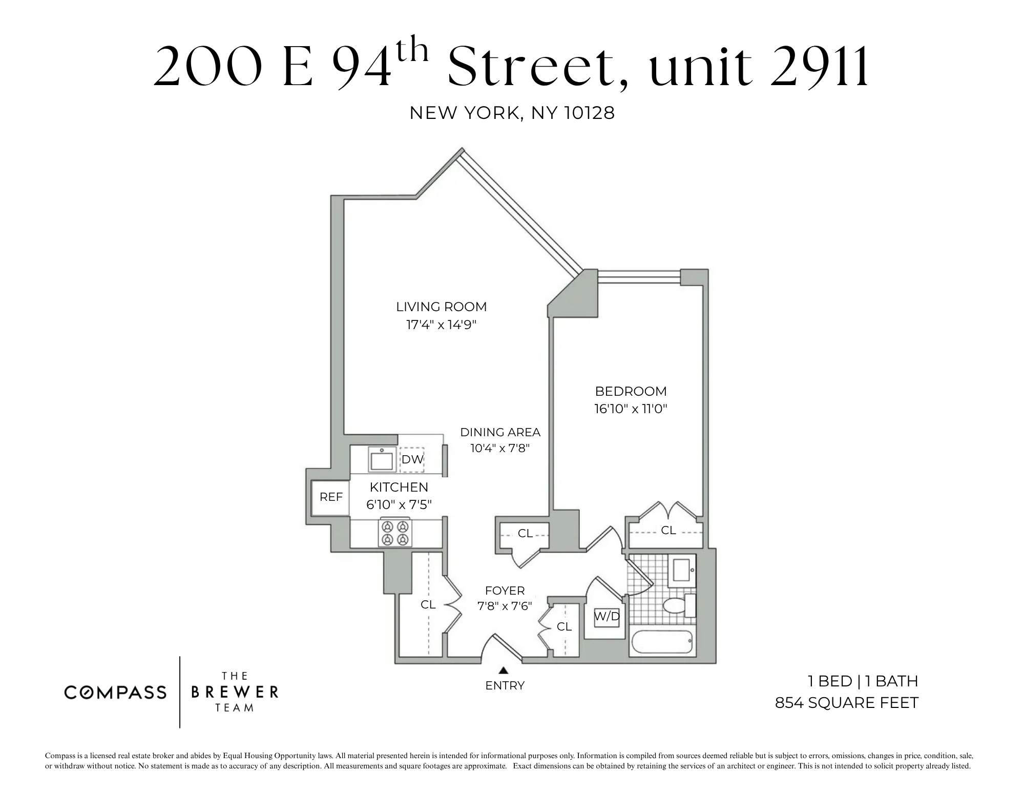 200 East 94th Street 2911 Upper East Side New York NY 10128