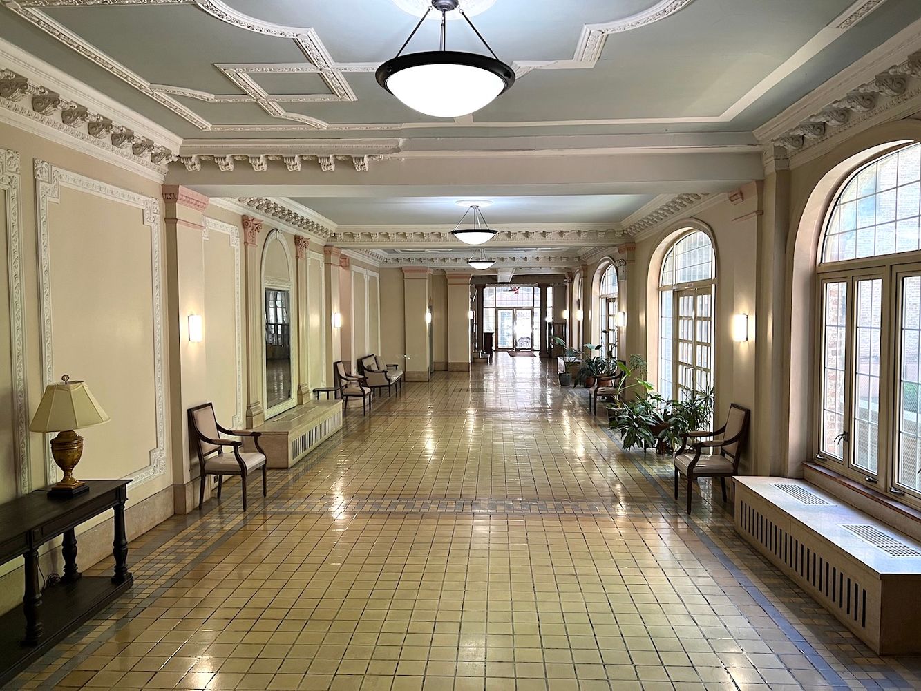59 Livingston Street, Unit 3A Brooklyn, NY 11201 - Photo 16 of 19 a view of a lobby room with furniture and wooden floor