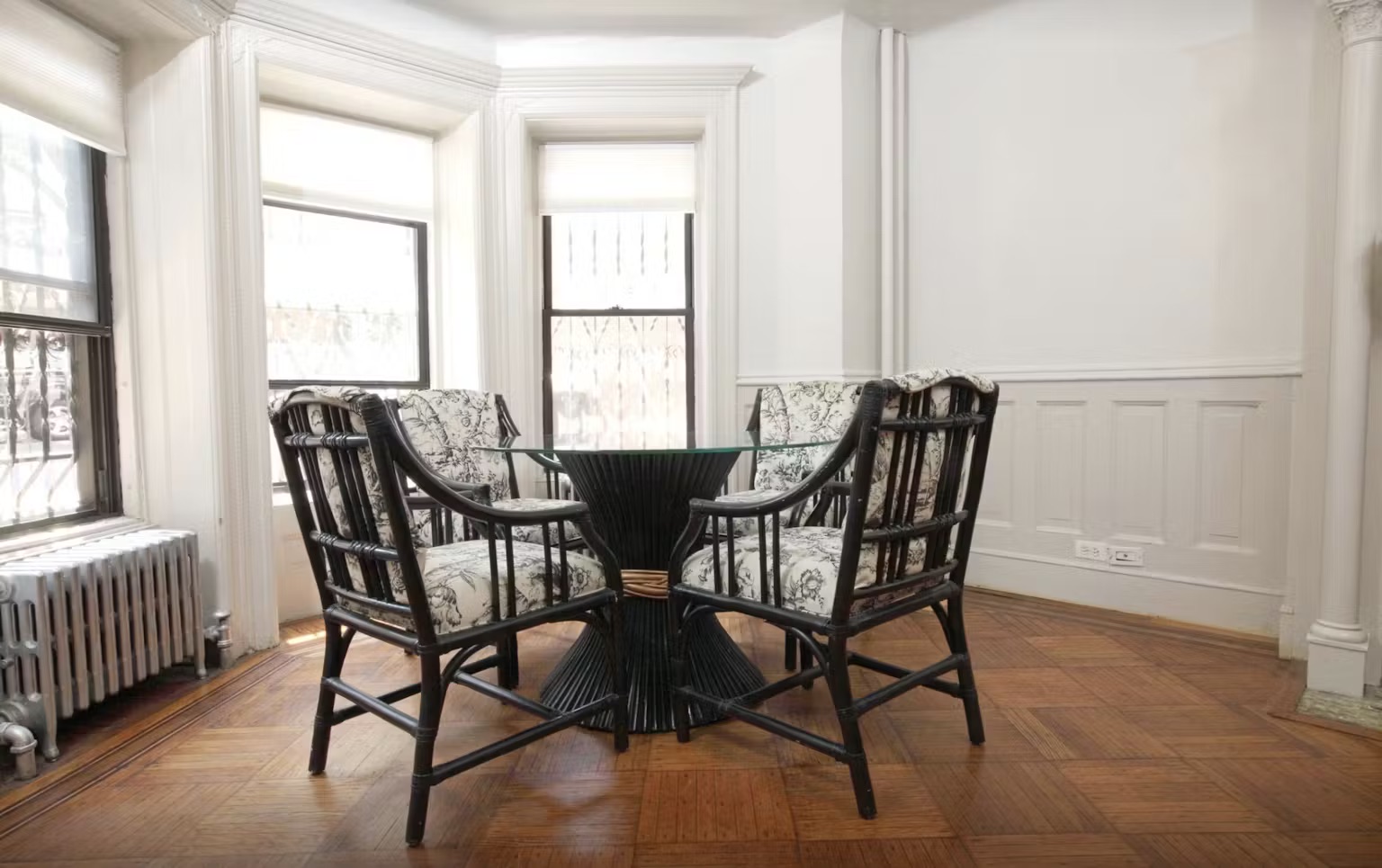 899 Lincoln Place, Unit 1 Brooklyn, NY 11213 - Photo 3 of 9 a view of a dining room with furniture and a window