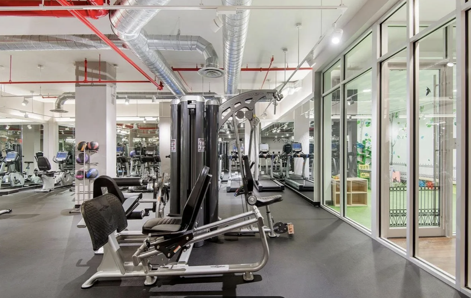 160 East 22nd Street, Unit 9E Manhattan, NY 10010 - Photo 13 of 17 a view of a room with gym equipment