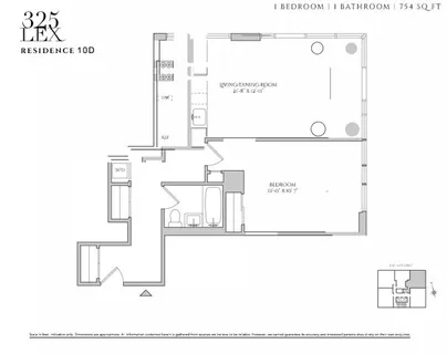 $1,390,000 | 325 Lexington Avenue, Unit 10D | Murray Hill