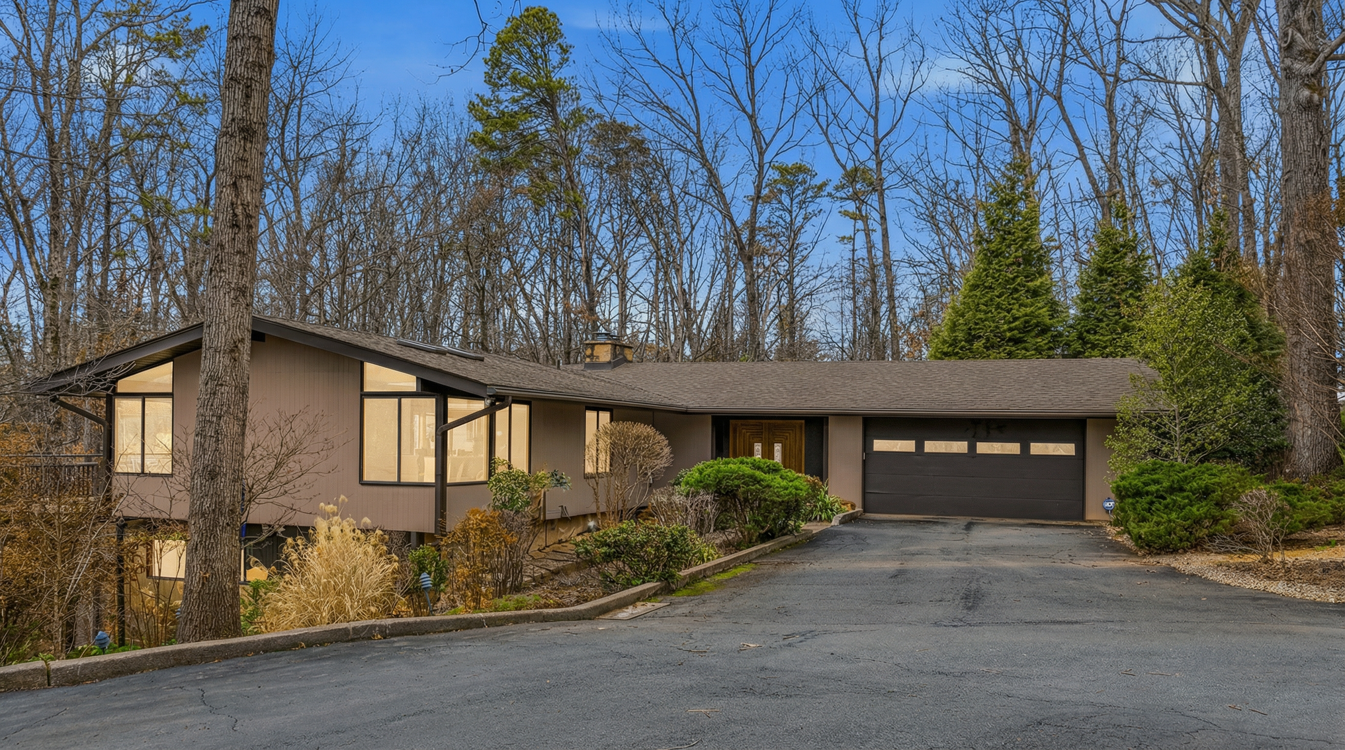 Hunter Station Road Vienna, VA 22181 - Photo 3 of 13 front view of a house with a tree