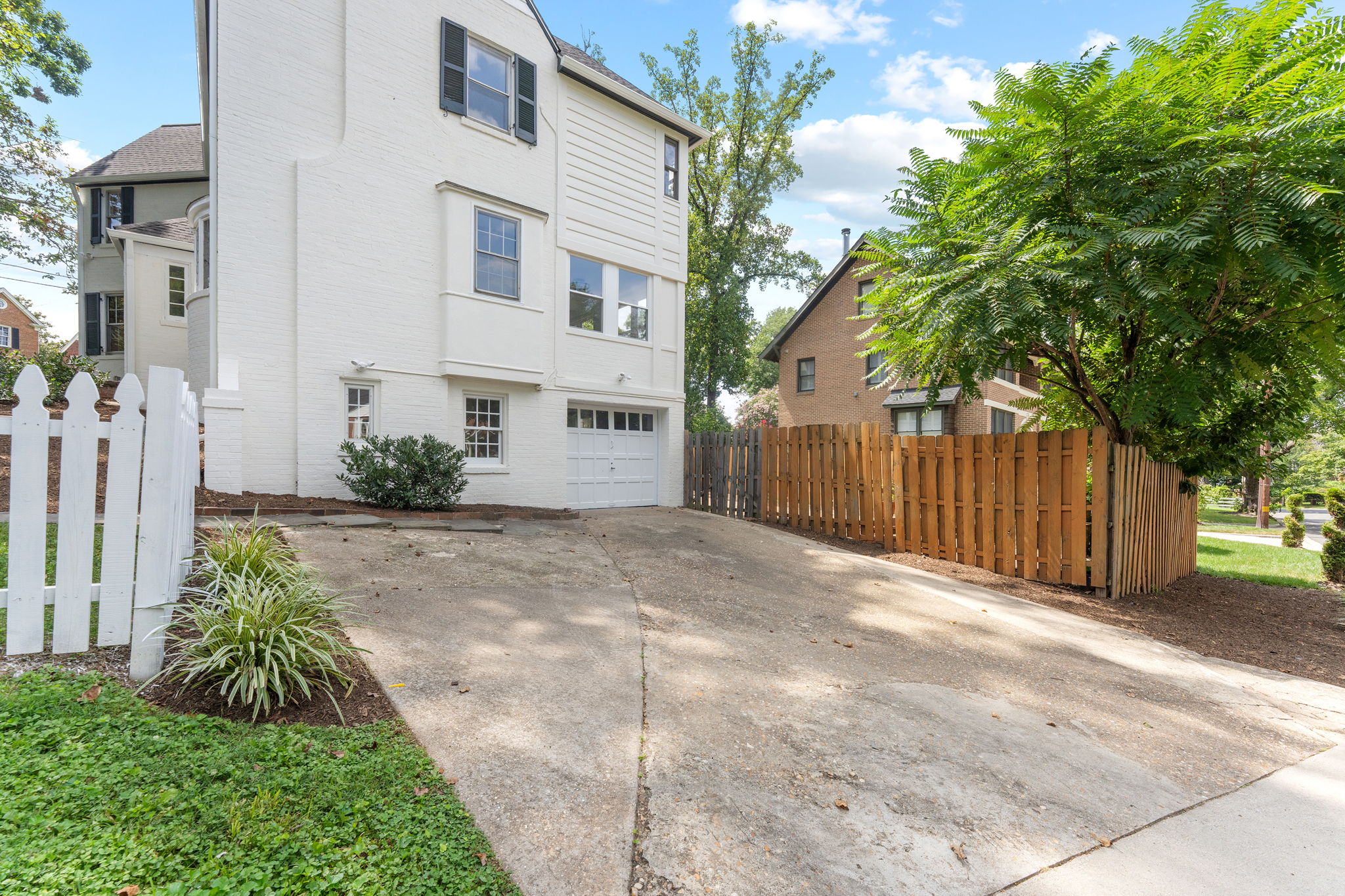 1325 Locust Road Northwest Washington, DC 20012 - Photo 53 of 56 a view of a back yard of the house