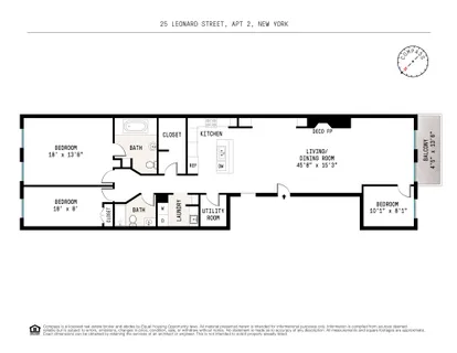 $3,398,000 | 25 Leonard Street, Unit 2 | TriBeCa