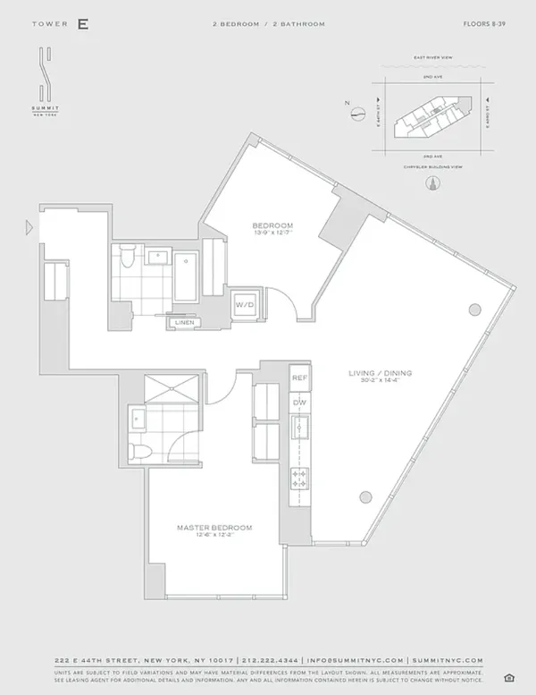 $13,950 | 222 East 44th Street, Unit 35E | Midtown East