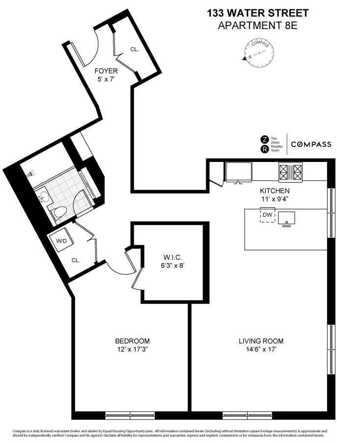 $999,000 | 133 Water Street, Unit 8E | DUMBO