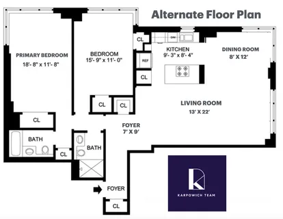 $2,795,000 | 20 East 9th Street, Unit 18E | Greenwich Village