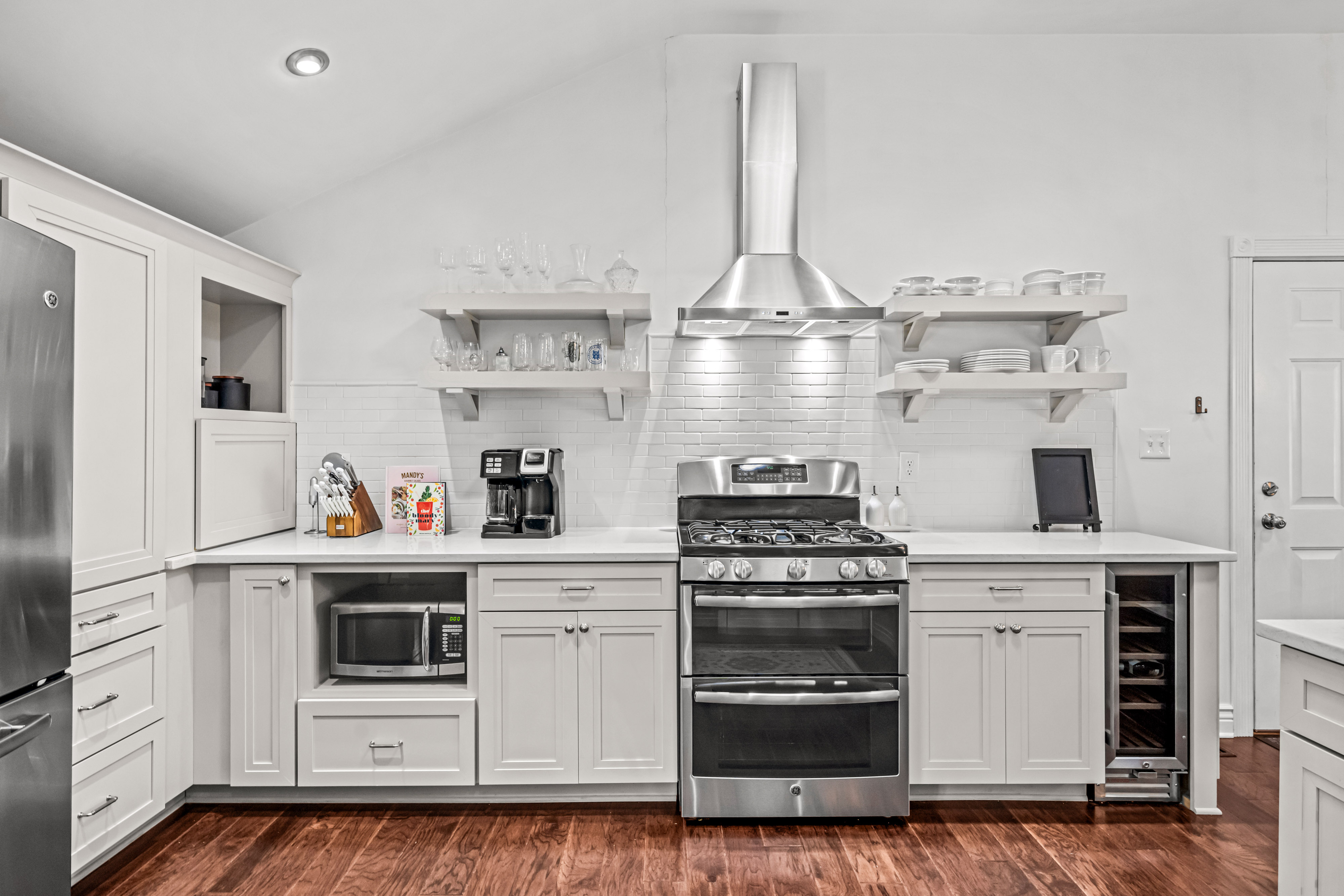 430 Pelham Road Cherry Hill, NJ 08034 - Photo 18 of 48 a kitchen with stainless steel appliances a stove and white cabinets