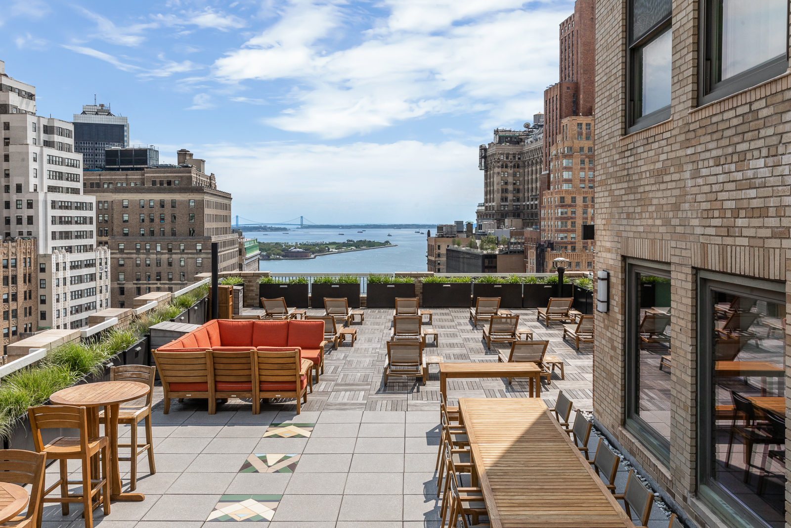 88 Greenwich Street, Unit 1605 Manhattan, NY 10006 - Photo 6 of 32 a view of roof deck with patio