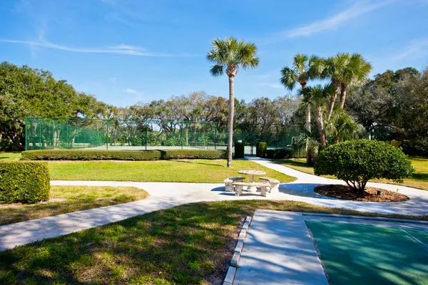 a view of a house with pool and a yard
