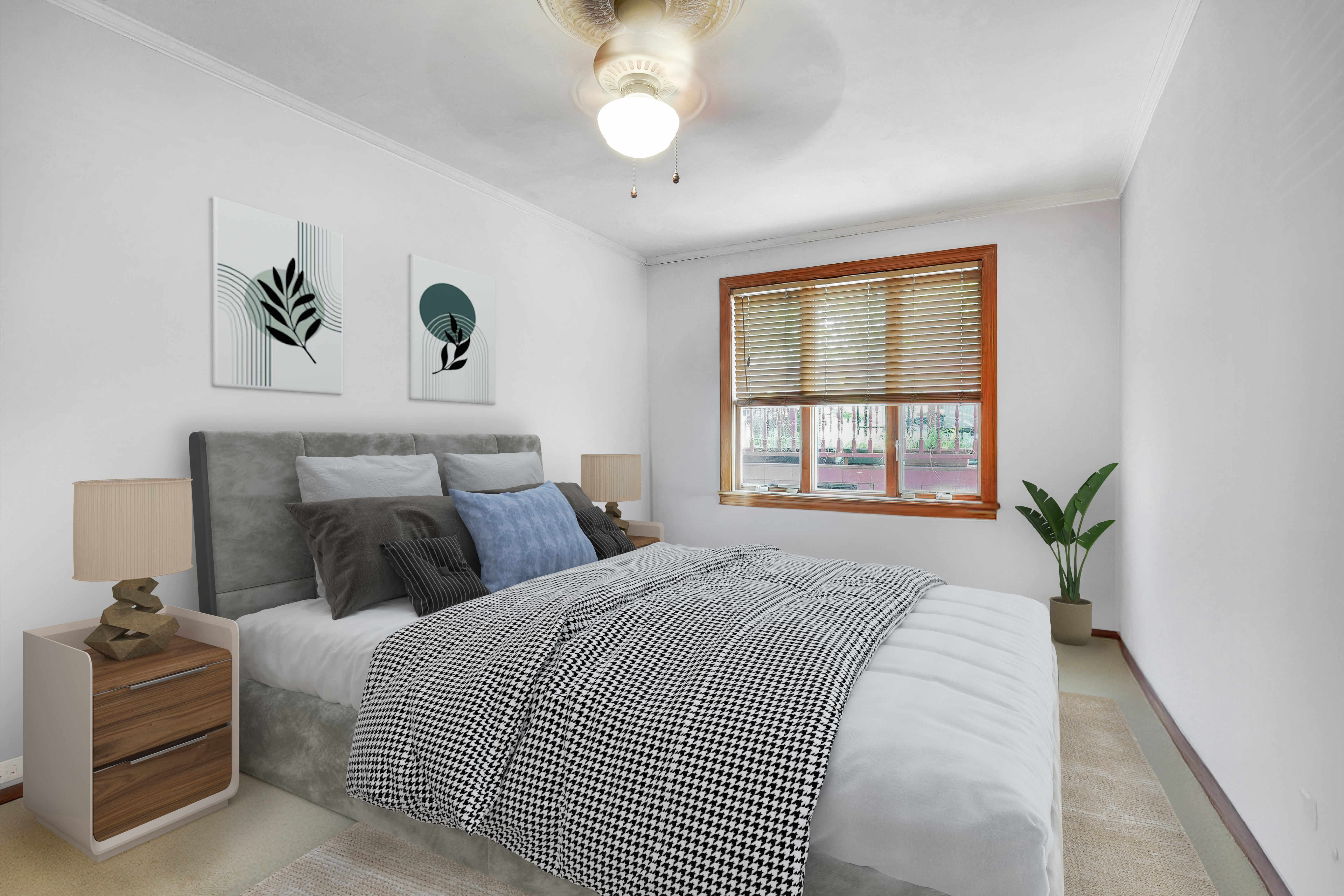 233 Battery Avenue Brooklyn, NY 11209 - Photo 8 of 26 a bedroom with a bed and a window