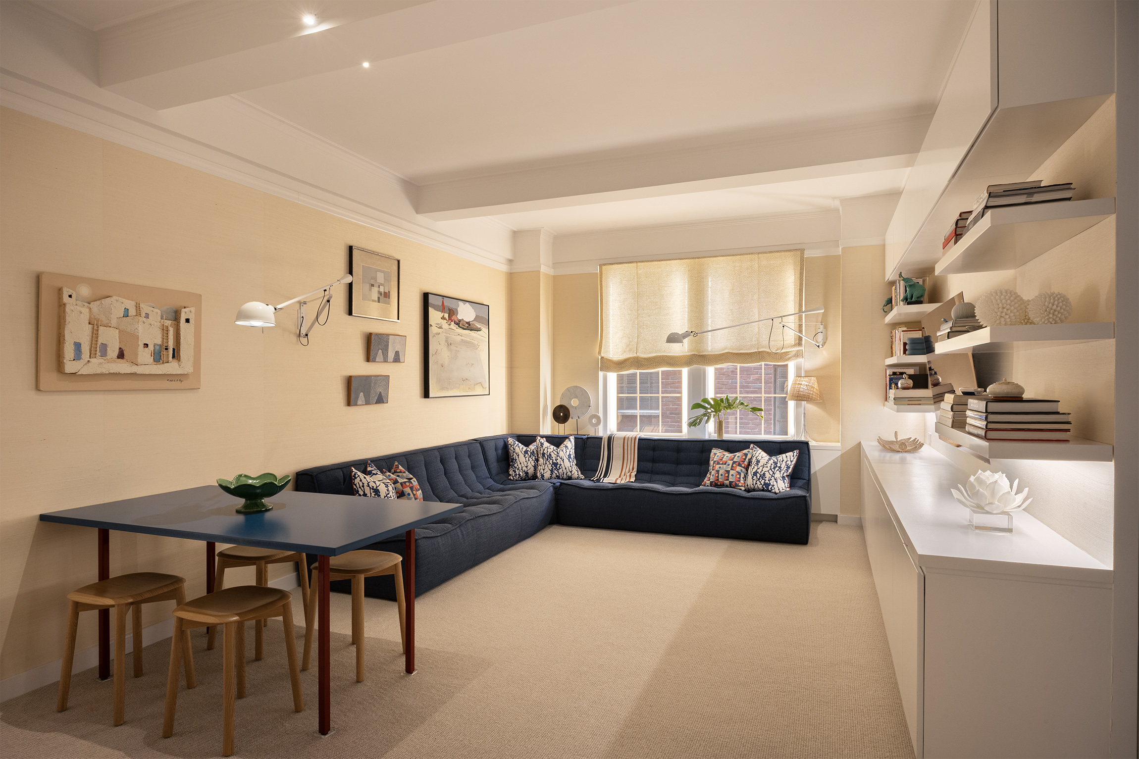 1070 Park Avenue, Unit 7D Manhattan, NY 10128 - Photo 6 of 14 a living room with furniture and a large window