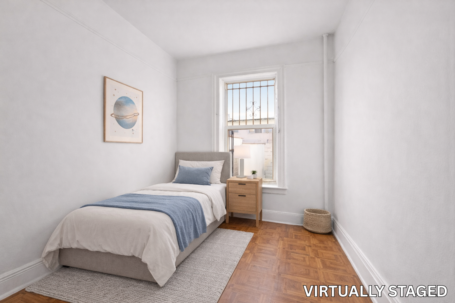 742 44th Street Brooklyn, NY 11220 - Photo 18 of 23 a bed room with a bed and a window