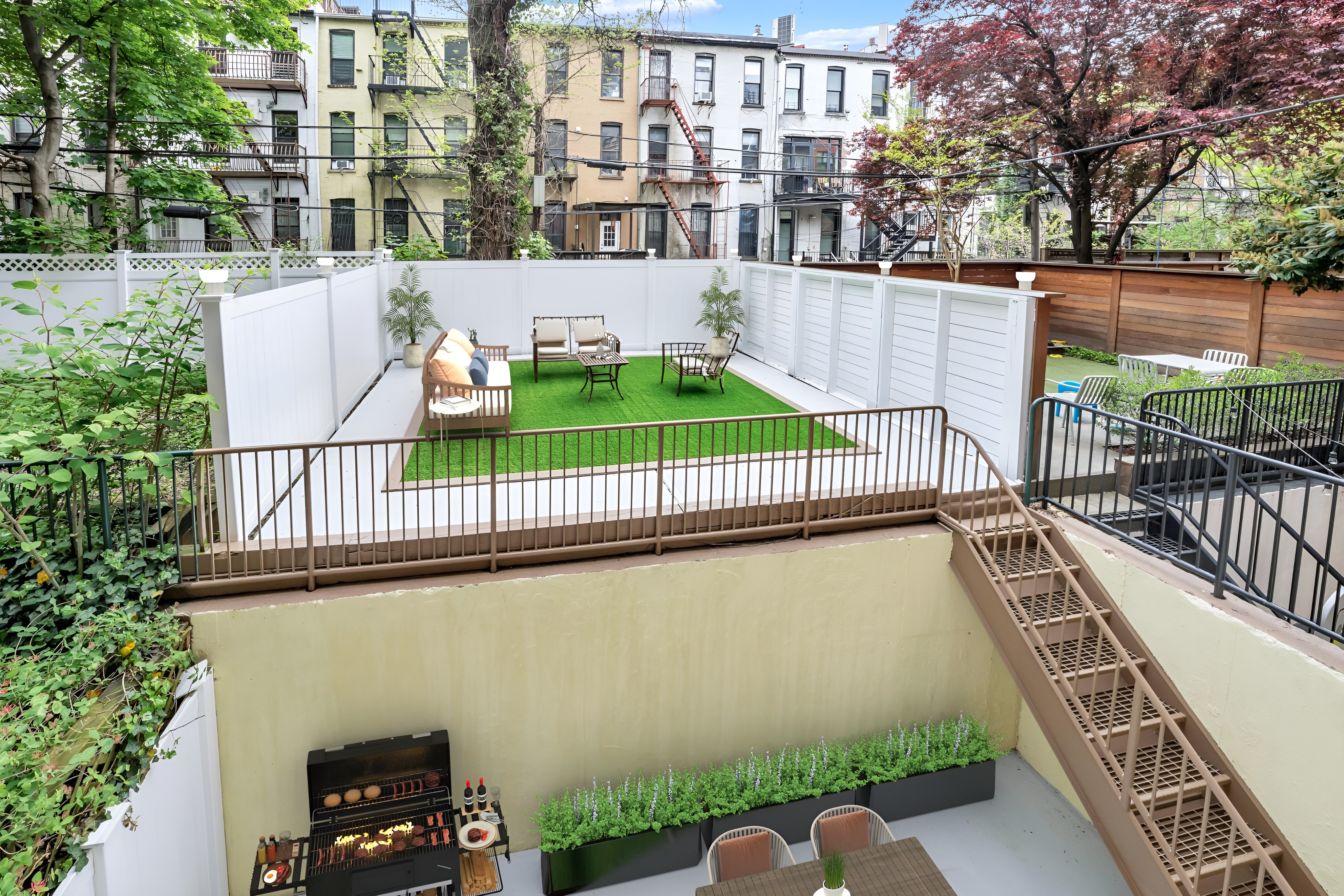 330 Bergen Street, Unit 1/C Brooklyn, NY 11217 - Photo 9 of 11 a view of a balcony with wooden floor