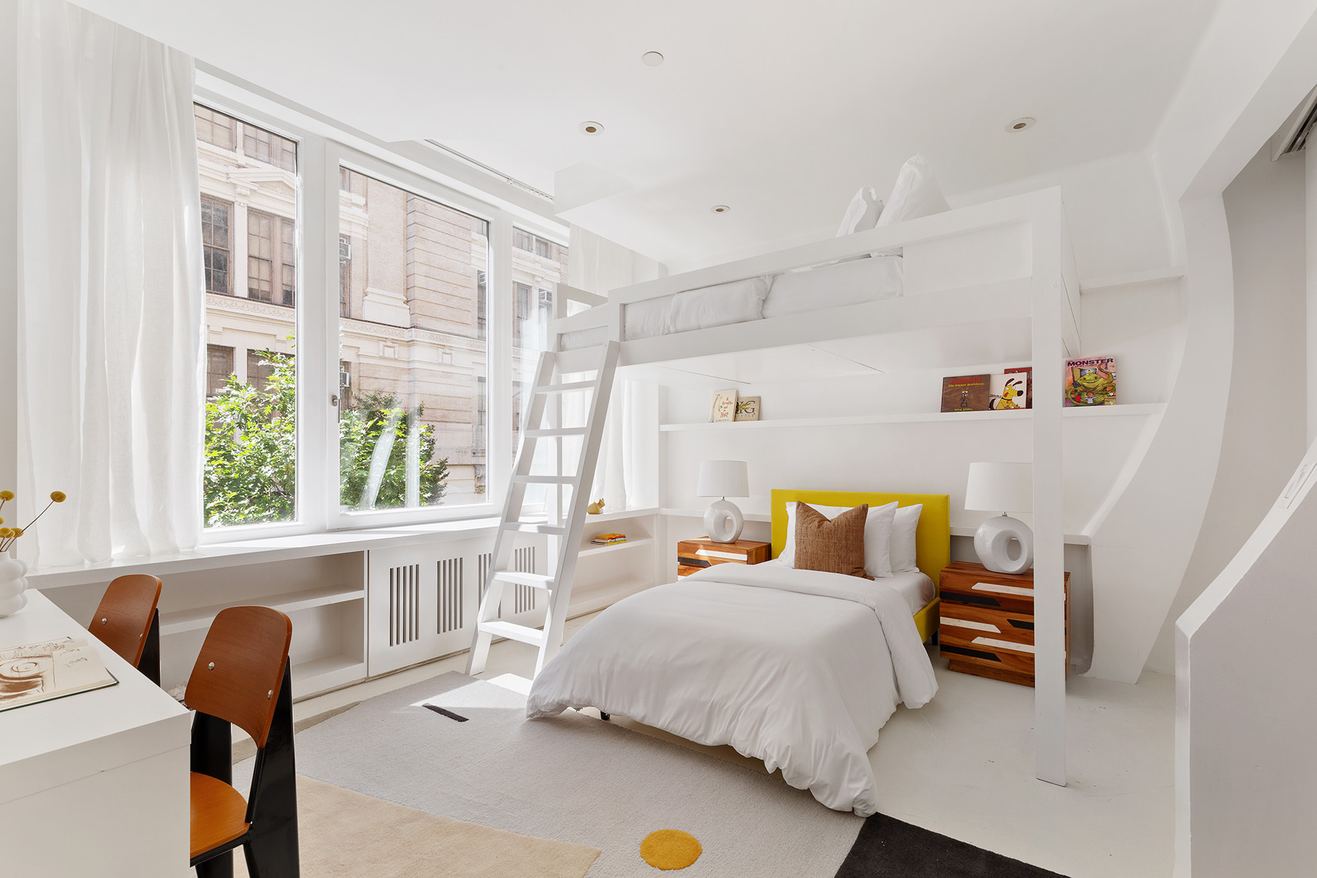 145 6th Avenue, Unit 2B Manhattan, NY 10013 - Photo 16 of 23 a bedroom with furniture and a window