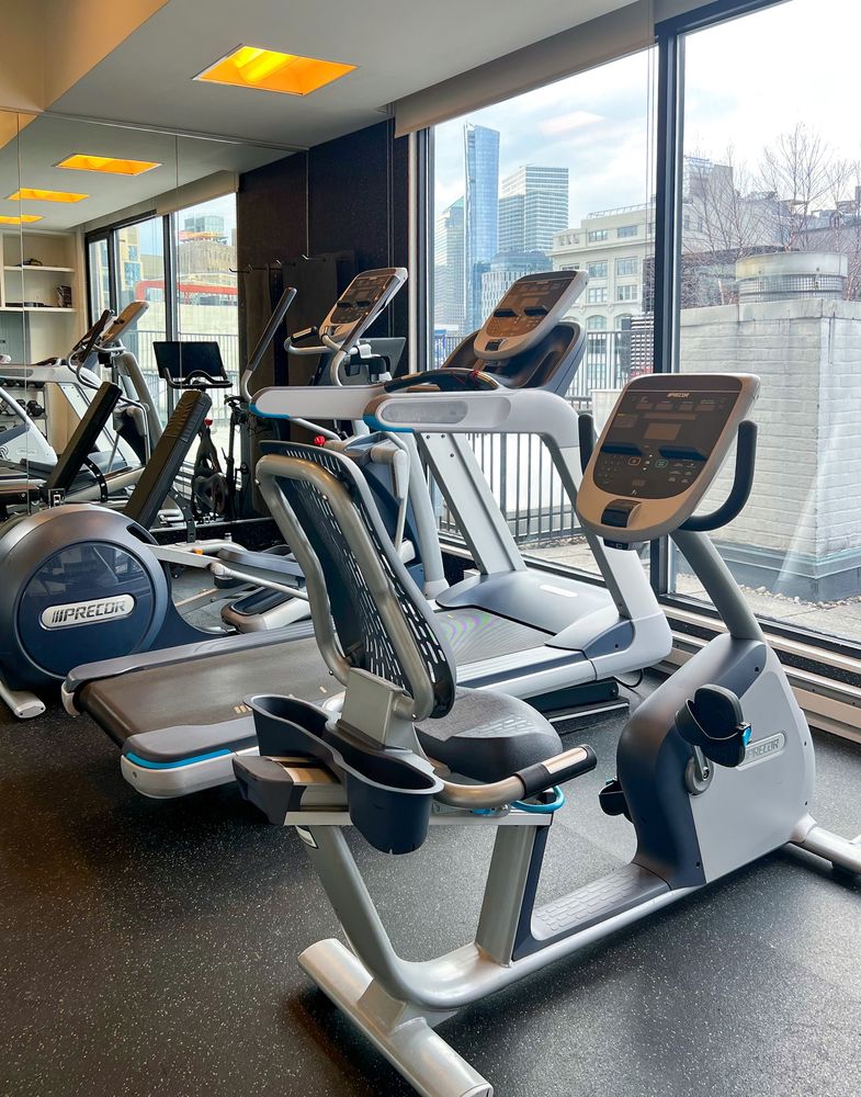 260 West Broadway, Unit 4C Manhattan, NY 10013 - Photo 27 of 28 a view of a room with gym equipment