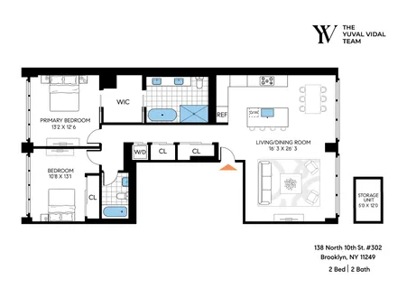$2,750,000 | 138 North 10th Street, Unit 302 | Williamsburg