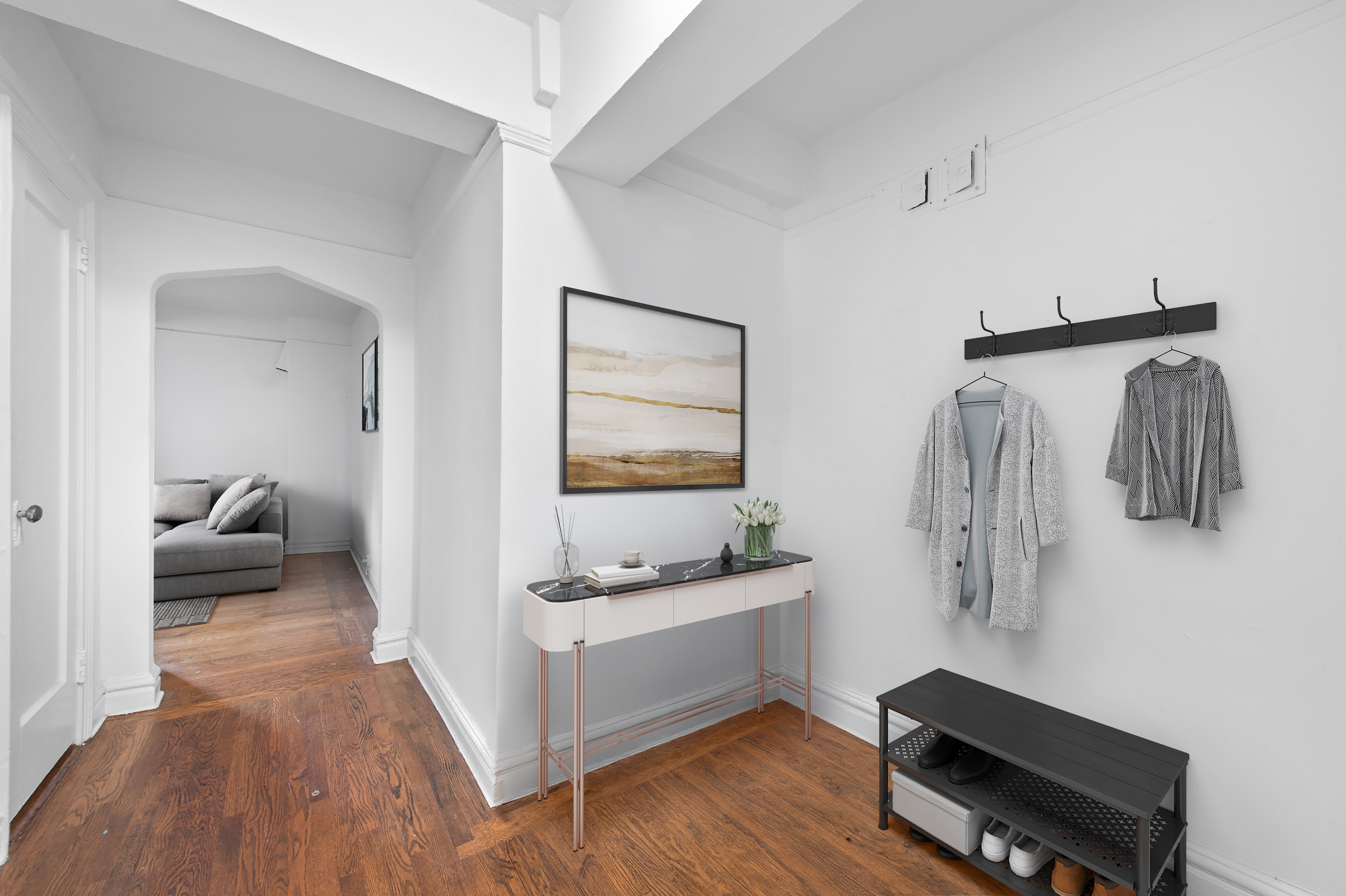 200 East 16th Street, Unit 2A Manhattan, NY 10003 - Photo 4 of 11 a bedroom with a bed and a window
